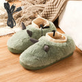 USB foot warmer electric heating shoe with super soft velvet upper in grey, unisex indoor slipper