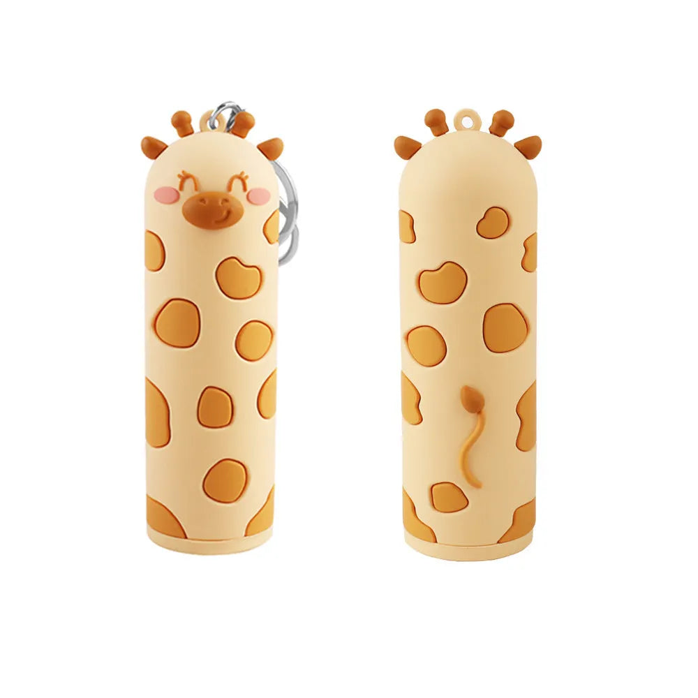 Cartoon animal style power bank 5000mAh in polar bear design with PVC shell portable charger