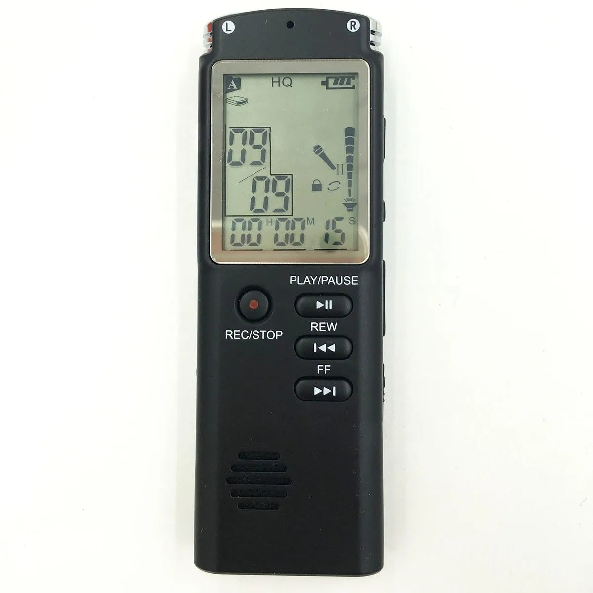 Original USB professional voice recorder with 8GB memory, built-in microphone, and telephone recording feature