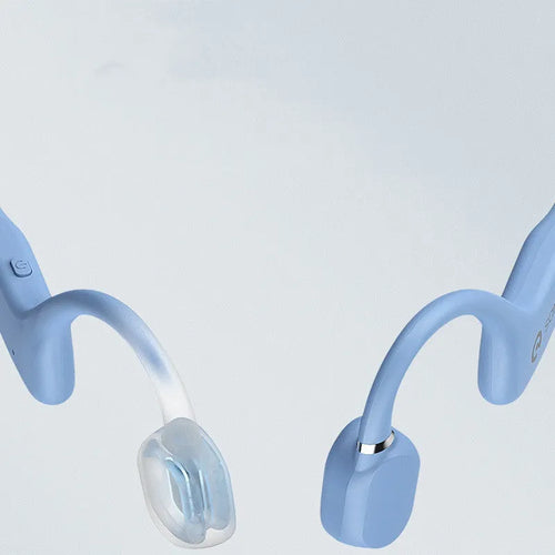 Bone conduction Bluetooth sports headset with hanging neck design in multiple colour options