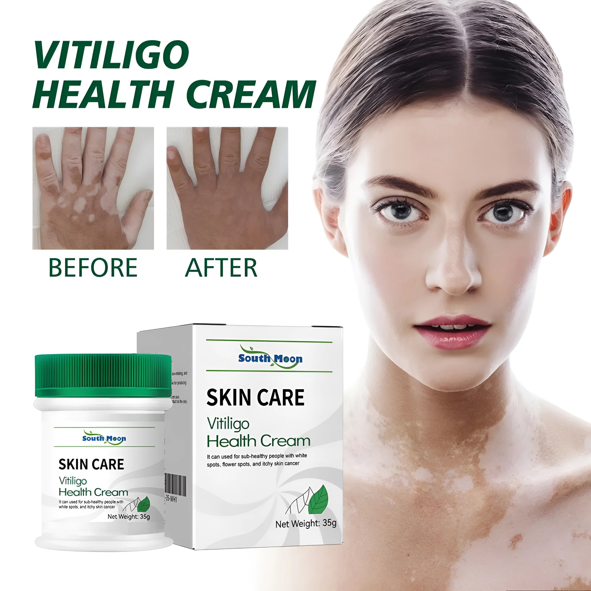 35g tub of universal skin care body cream for cleansing and moisturising.