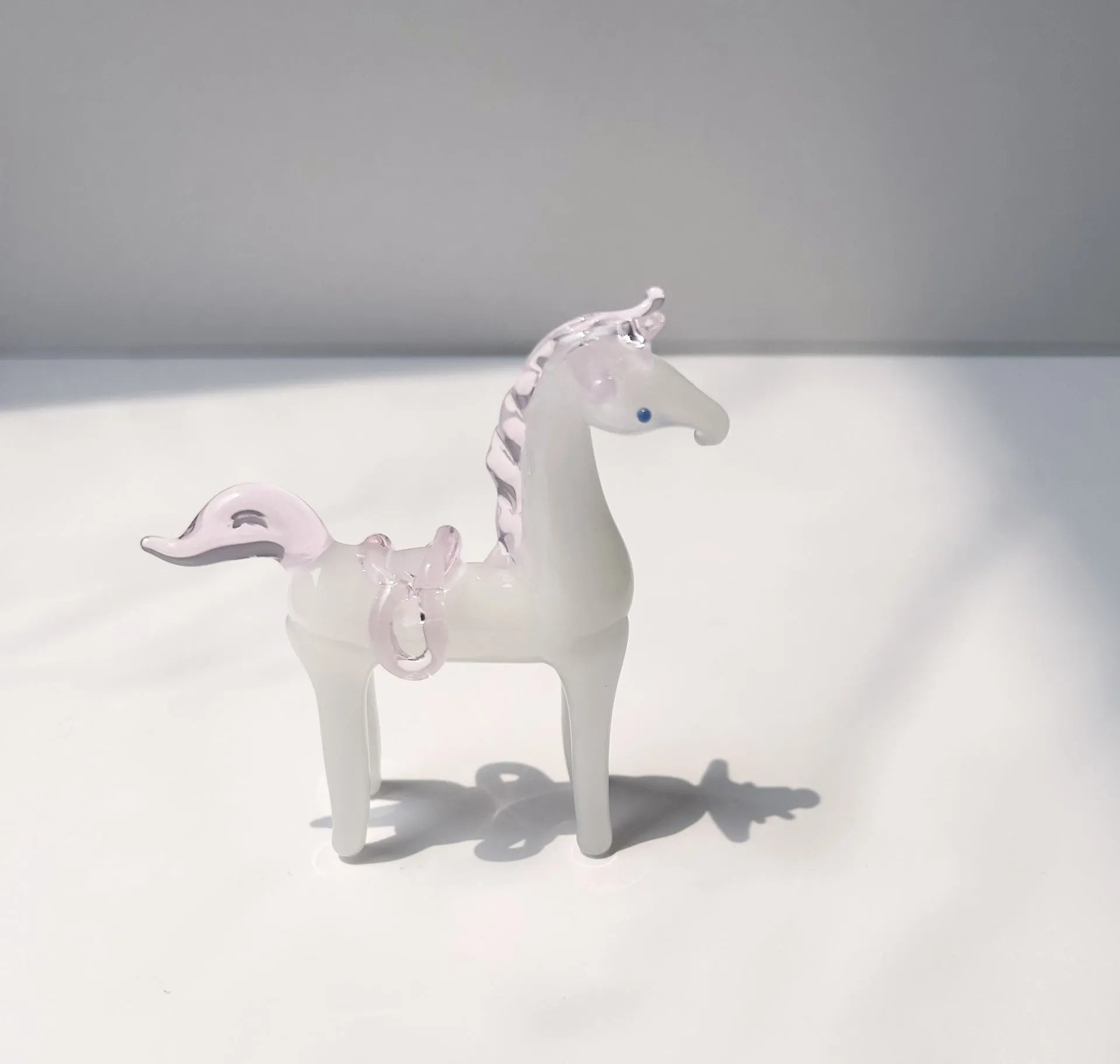 Brown glazed horse figurine modern desk decoration