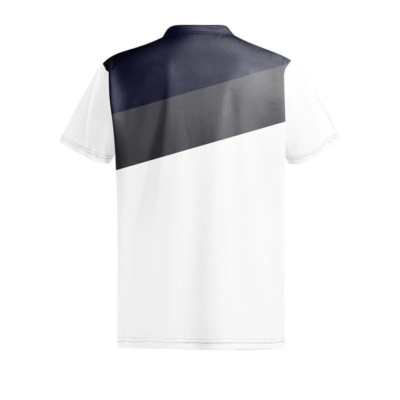 Men's loose fit short sleeve t-shirt with 3D digital printed design in colour LMPL047
