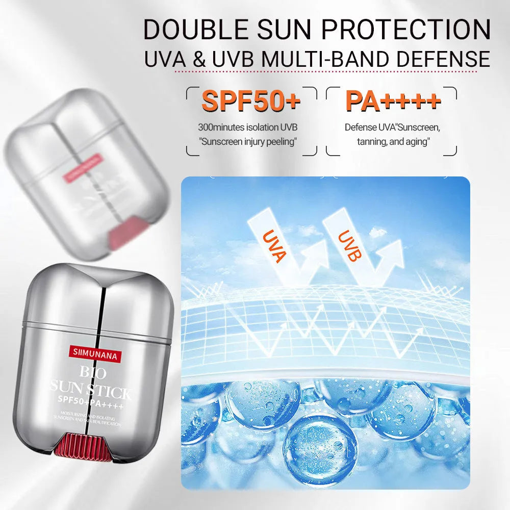 Protective stick UV protection moisturising model 1481 with titanium dioxide and beeswax in stick packaging