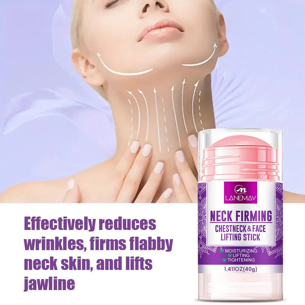 40g jar of anti-wrinkle neck firming cream for brightening and moisturising neck skin