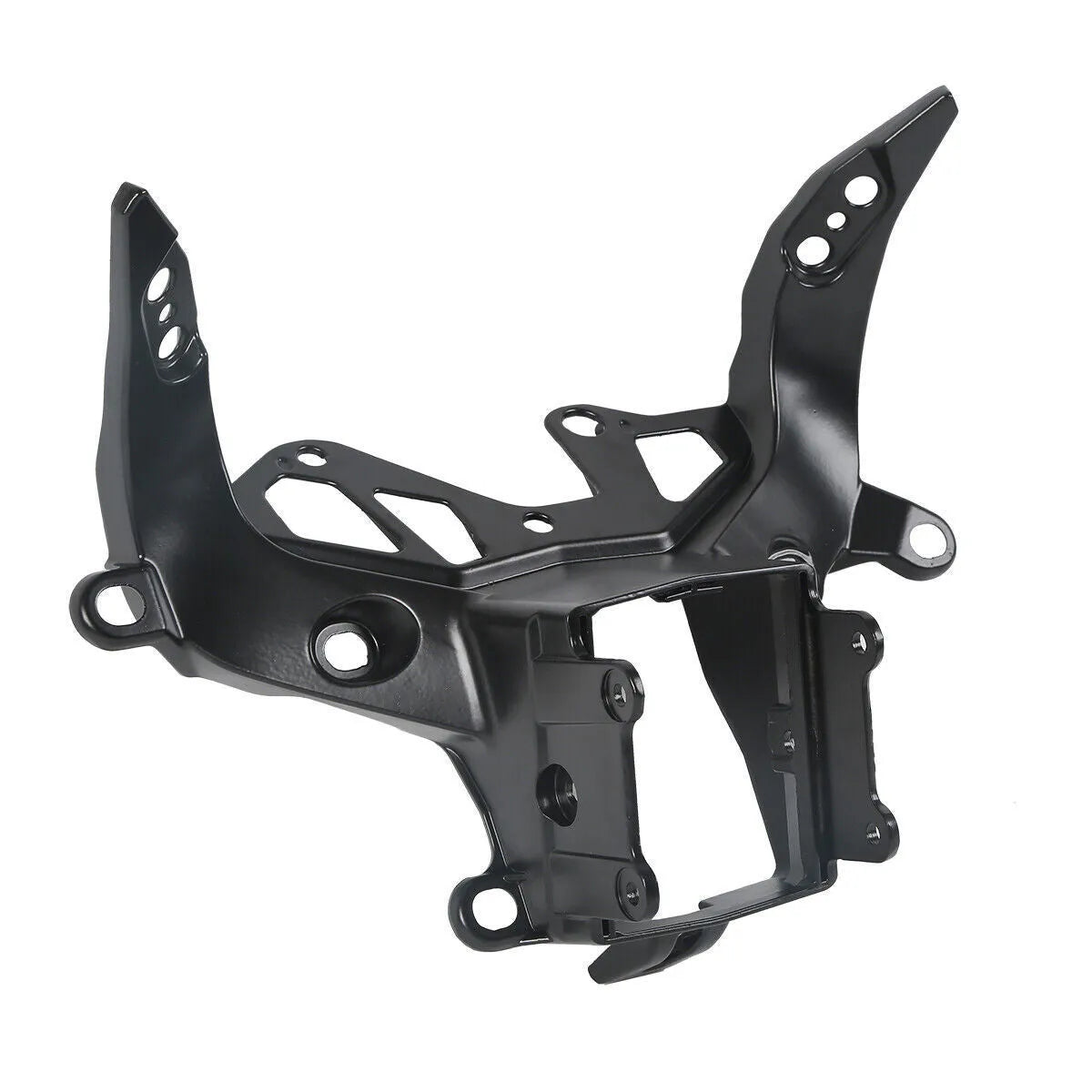 Black heavy aluminium headlight bracket for BMW S1000RR motorcycle 2009-2018