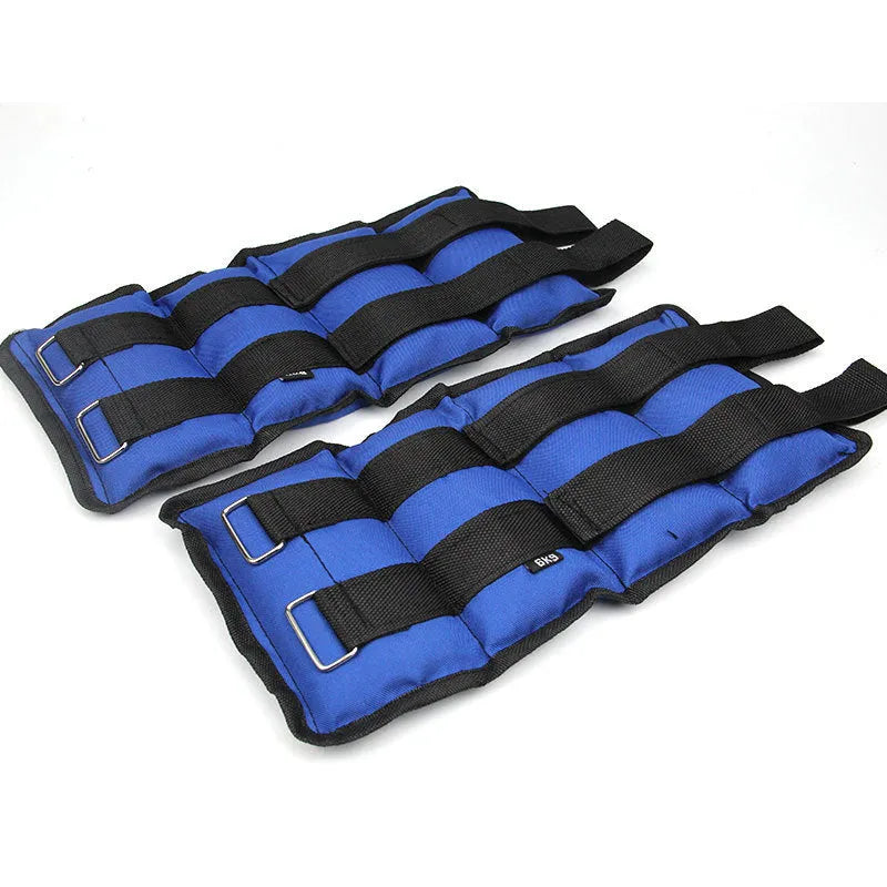 Pair of Oxford cloth legging sandbags for track and field training in various weight options