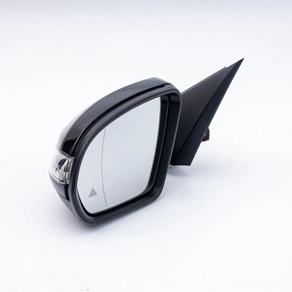Mercedes-Benz W205 C-Class rearview mirror replacement assembly with ABS plastic shell