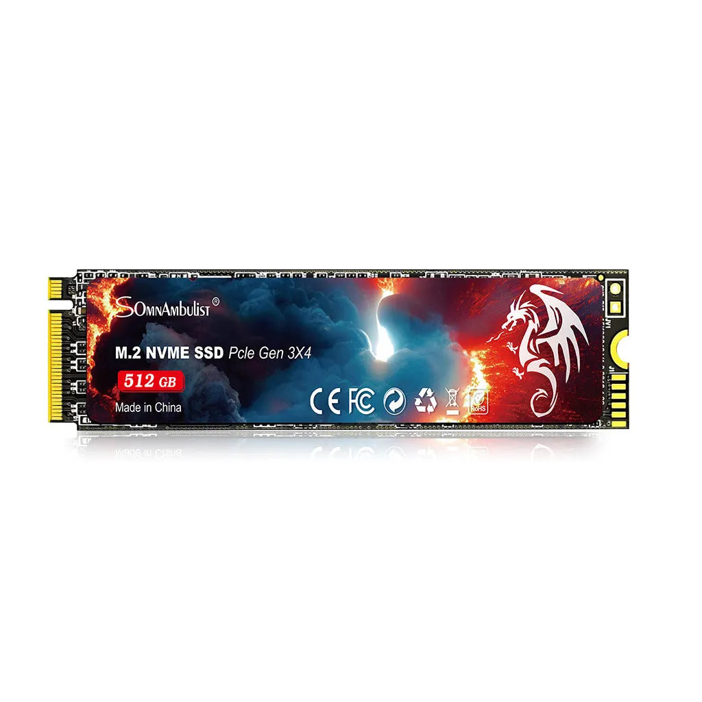 M.2 NVMe PCIe 3.0 Solid State Drive for desktop computers, 80mm x 22mm size.