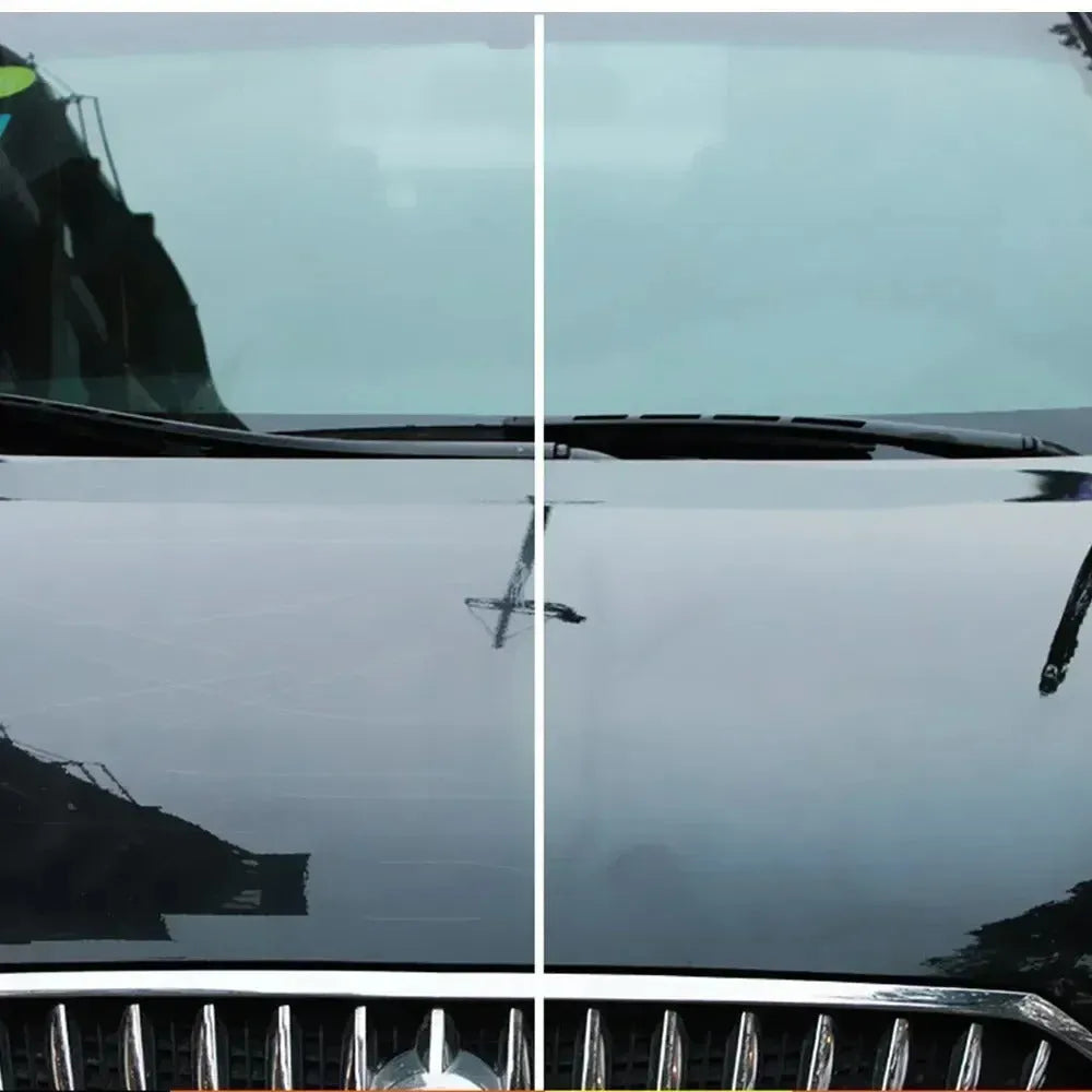 Bottle of automotive coating agent spray for car paint protection and polishing