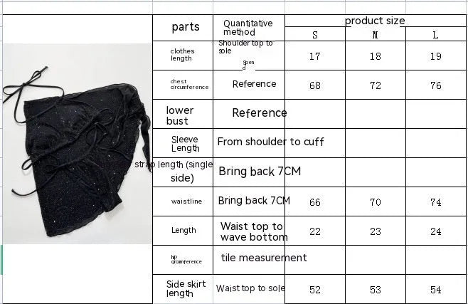 Black three-piece swimsuit bikini set with high-waisted shorts on mannequin