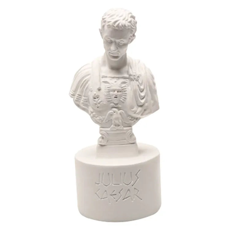 White American creative character modelling pen holder made from synthetic resin for desktop organisation