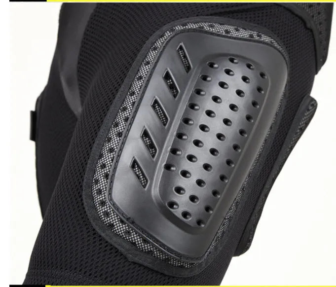 Black cycling protective hip pad pants shown flat, highlighting the integrated hip cushioning area.