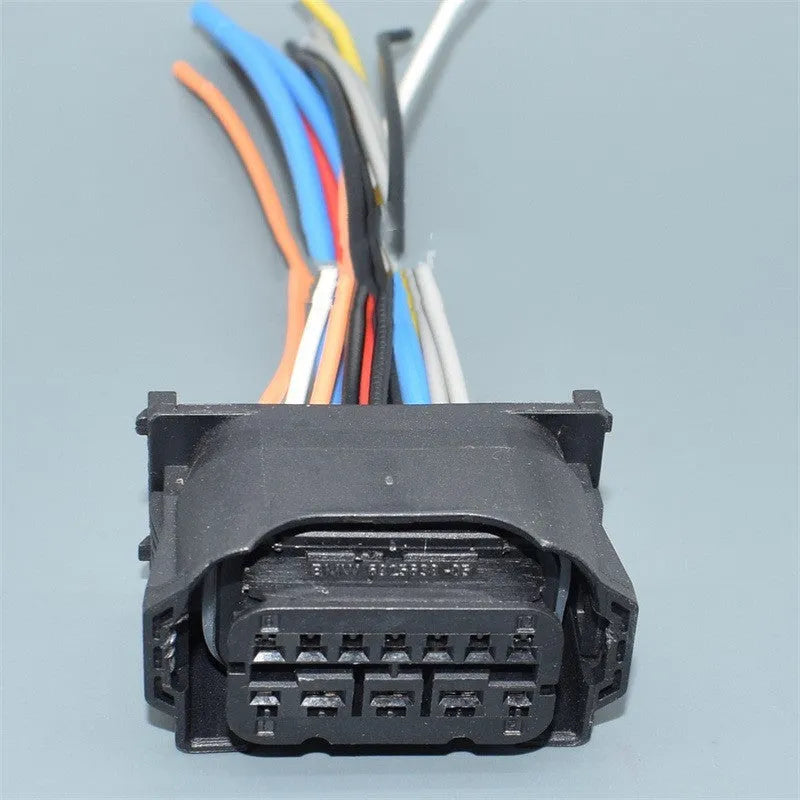 Black BMW headlight line speed plug connector for X1 E90 E92 models, part DJ7121W-1.5 2.8-21