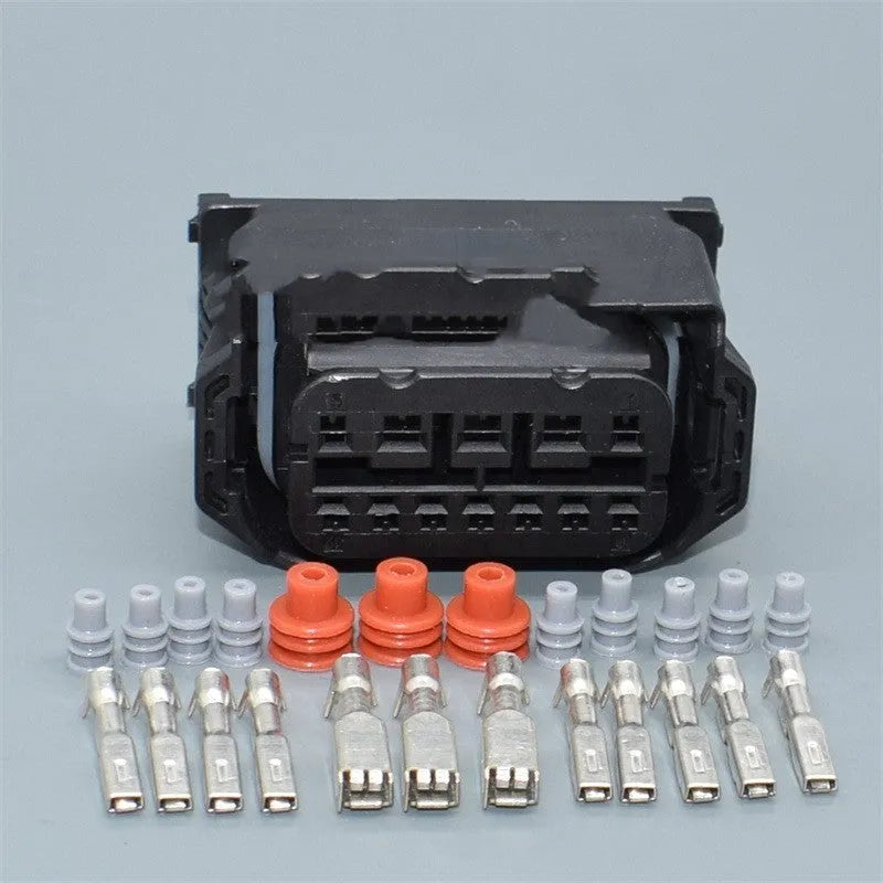 Black BMW headlight line speed plug connector for X1 E90 E92 models, part DJ7121W-1.5 2.8-21