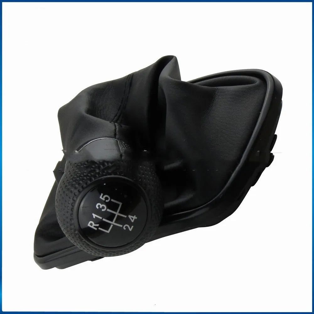 Volkswagen Mk4 gear shifter handle in ABS plastic with silver frame black line six-speed design