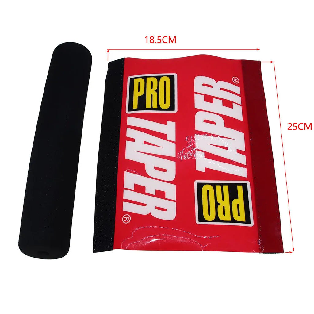 25cm motorcycle handlebar foam cover in black, blue, or red colours with waterproof rubber foam construction