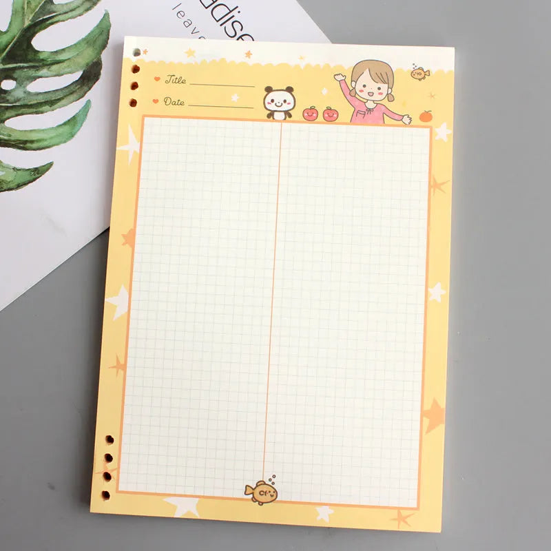B5 polypropylene shell notebook with loose-leaf paper in six colour options
