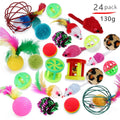 Cat channel funny cat stick toy set with PP metal plush feather attachments in multiple piece options
