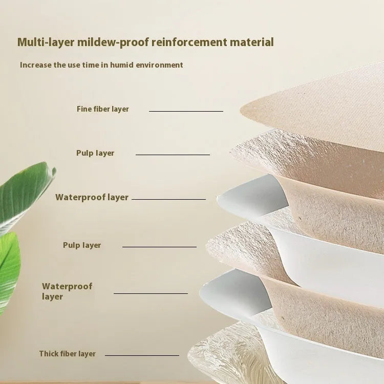 Brown disposable waterproof cat litter box with biodegradable material in three size options