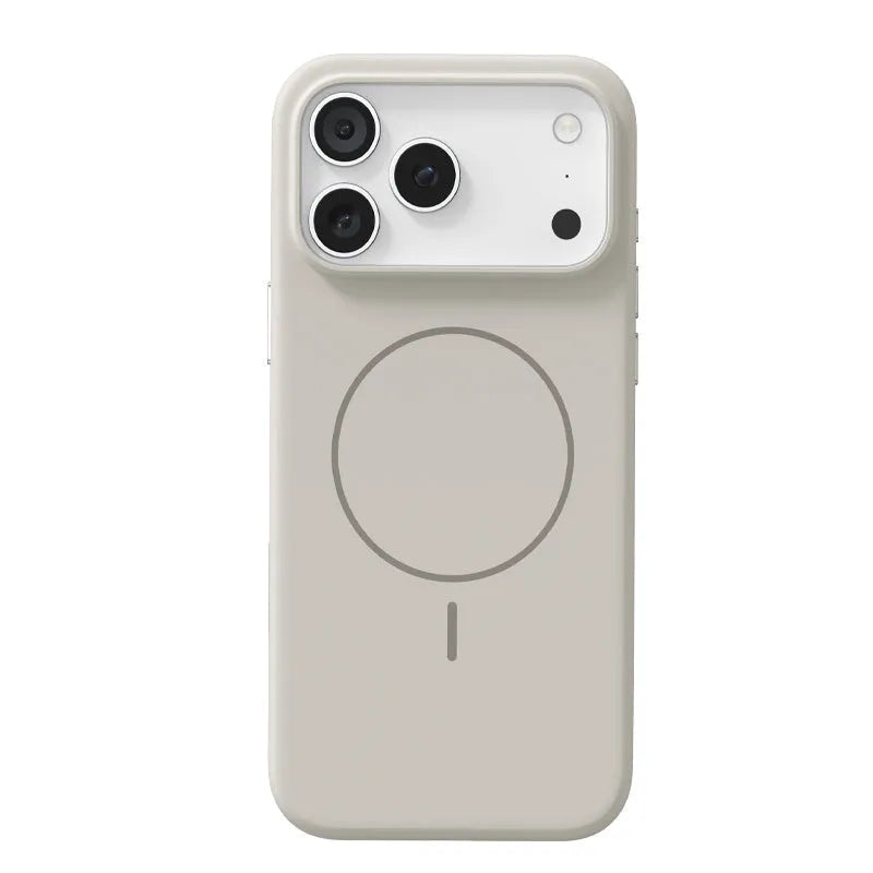 Frosted matte magnetic protective case for iPhone 17 Pro with camera button coverage