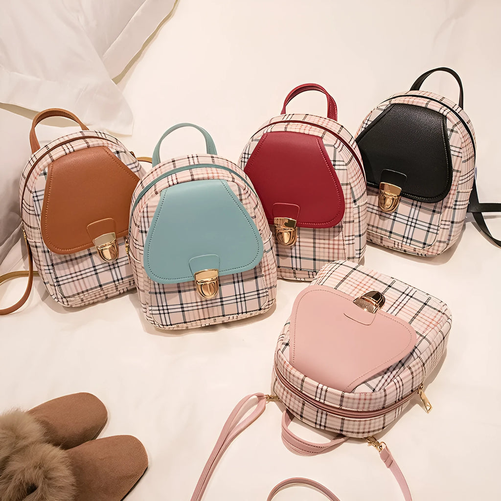 A diagonal one shoulder phone bag in synthetic PU leather, shown in a colour selection.