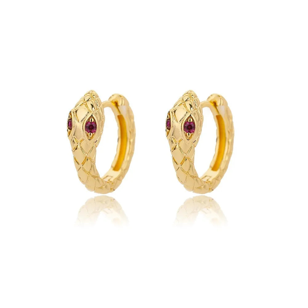 Women's copper geometric butterfly earrings with diamond treatment in multiple colours