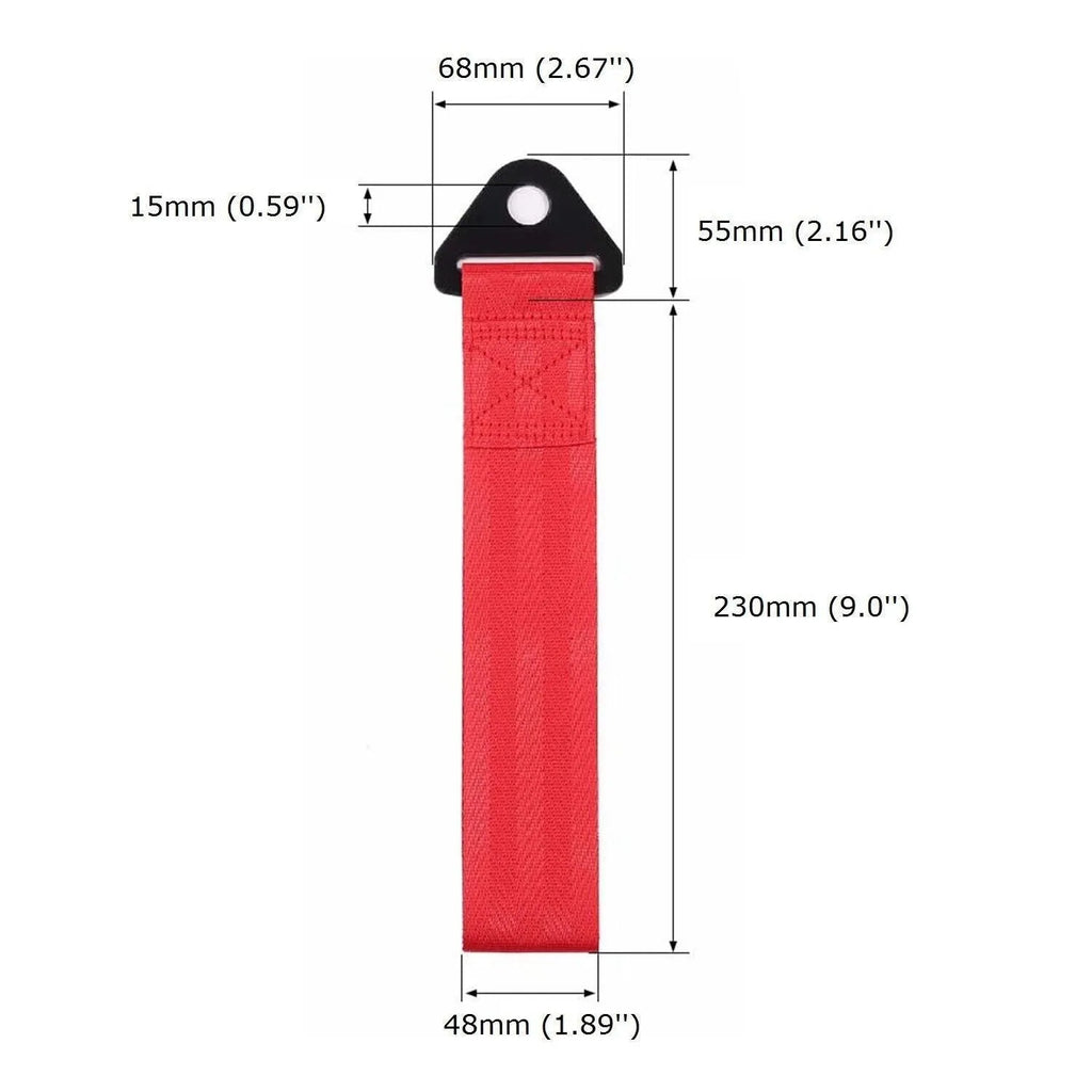 Automotive trailer rope for car exterior decoration in ABS nylon material