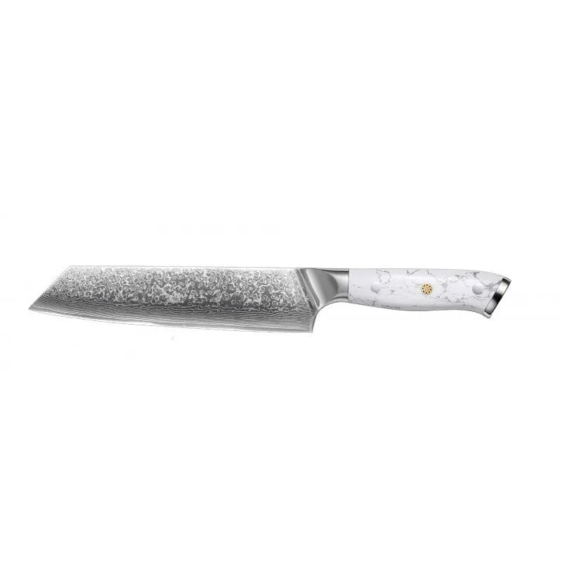 Damascus VG10 steel combined chef's knife with 21cm blade for kitchen use