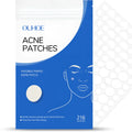 Pack of 216 clear hydrocolloid acne patches for spot treatment with tea tree oil and salicylic acid.