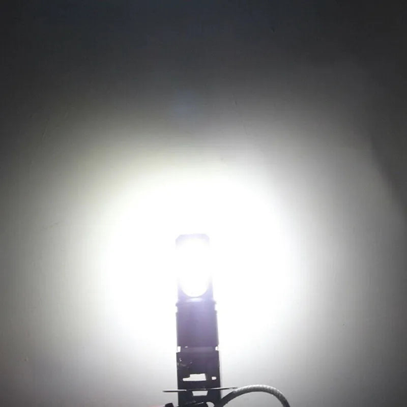 Aluminium alloy car bulb fog lamp with white light colour for H3/H1 vehicle fittings