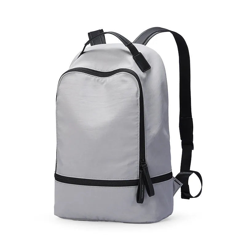 Light travel leisure backpack in Oxford cloth with below 20L capacity shown in blue black colour