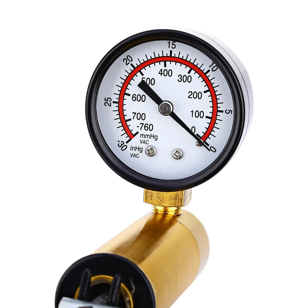 Manual vacuum air pump with copper components and engineering plastic body for automotive high vacuum suction
