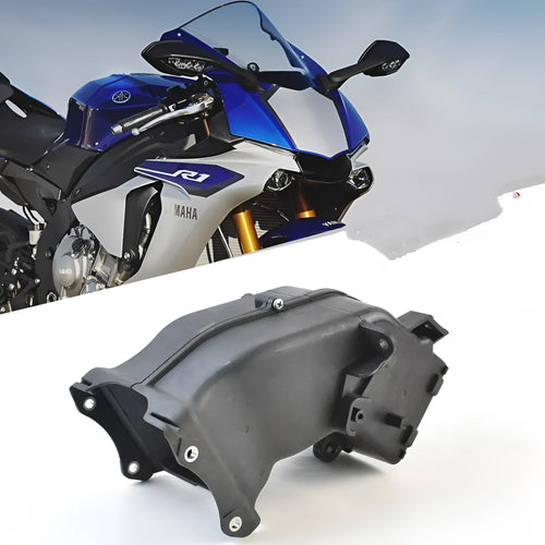 Black breathable ventilation pipe for Yamaha motorcycle intake, dimensions 280mm x 170mm x 160mm