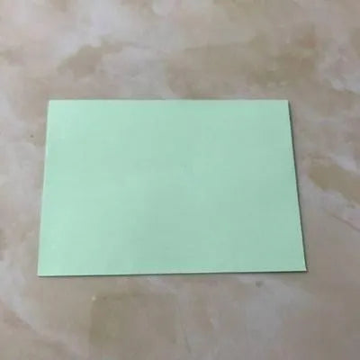 Mini coloured envelopes in assorted colours showing 11.5cm by 8cm dimensions and western-style flap