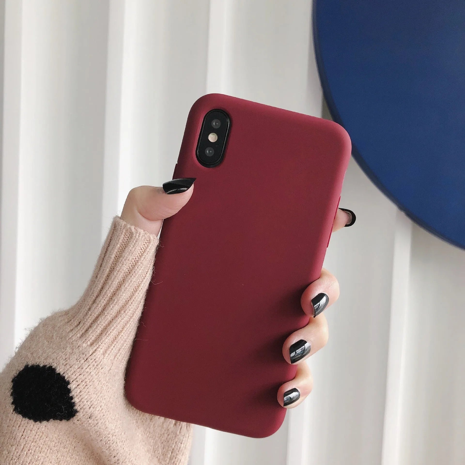 Silicone phone case for iPhone XR and XS Max in multiple colour options