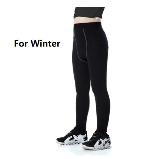 Kids sportswear set including t-shirts, shorts, and trousers in polyester spandex fabric