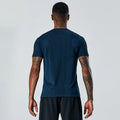 Quick-drying polyester T-shirt for men and women in Army Green colour, front view