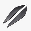 Tesla Model 3 headlight colour change accessories in carbon pattern ABS plastic