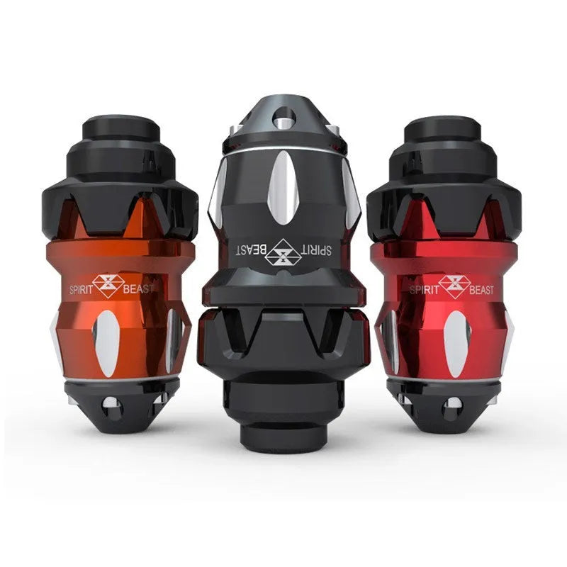 Aluminium alloy electric motorcycle modification accessories in black or black red.