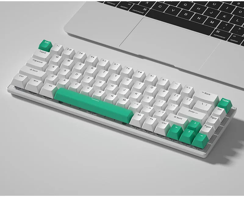 RGB light-emitting portable keypad in black with visible keys, ABS body, wired 1.5m cable