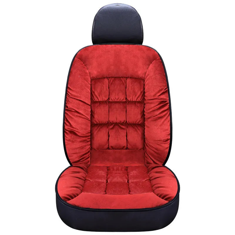 Car seat cushion autumn winter thick short plush single seat mat pad 50cm width 125cm length