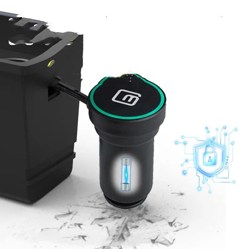 Car cigarette lighter charger with QC3.0 fast charging for Volkswagen vehicles