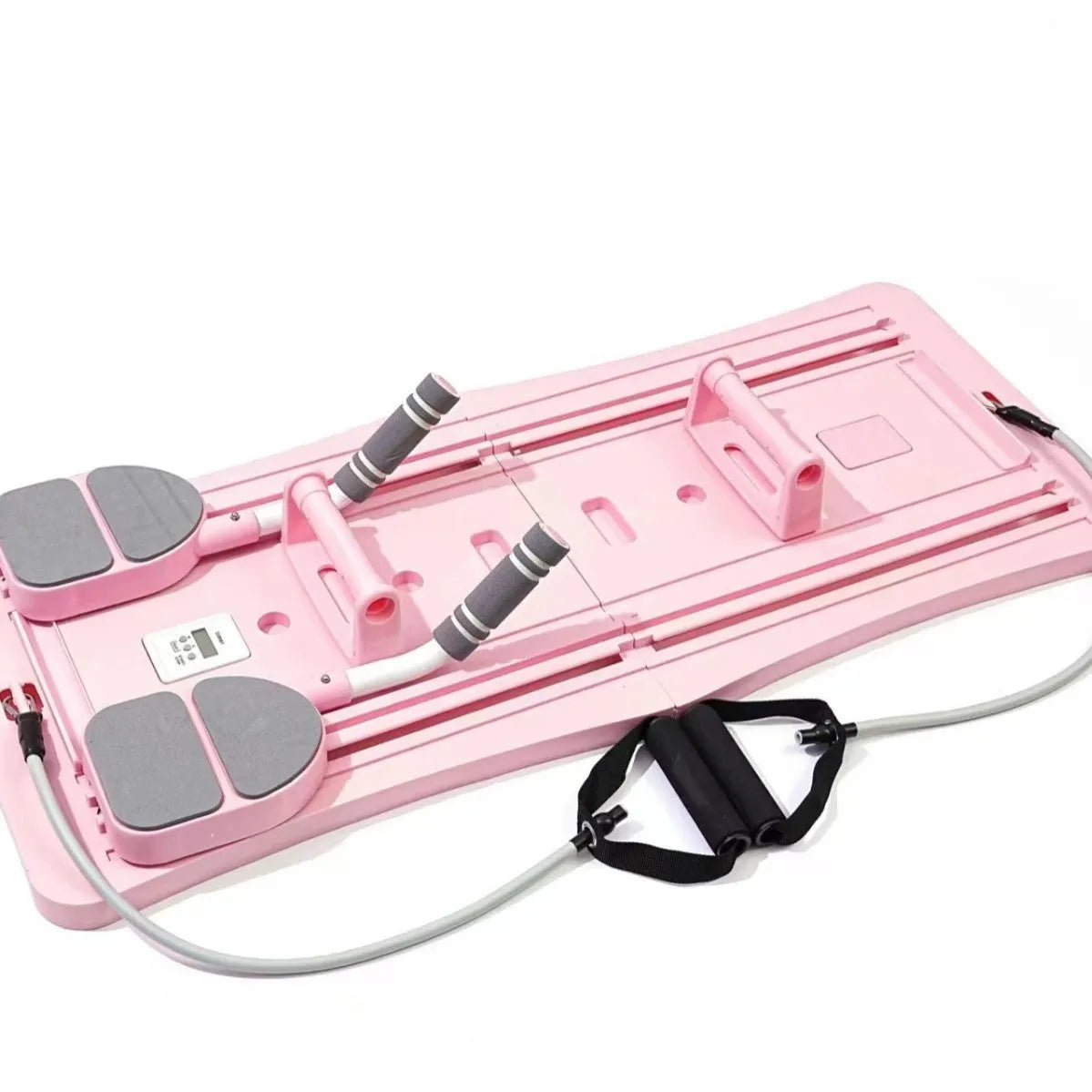 Foldable belly panel fitness board in purple colour for home core training exercises