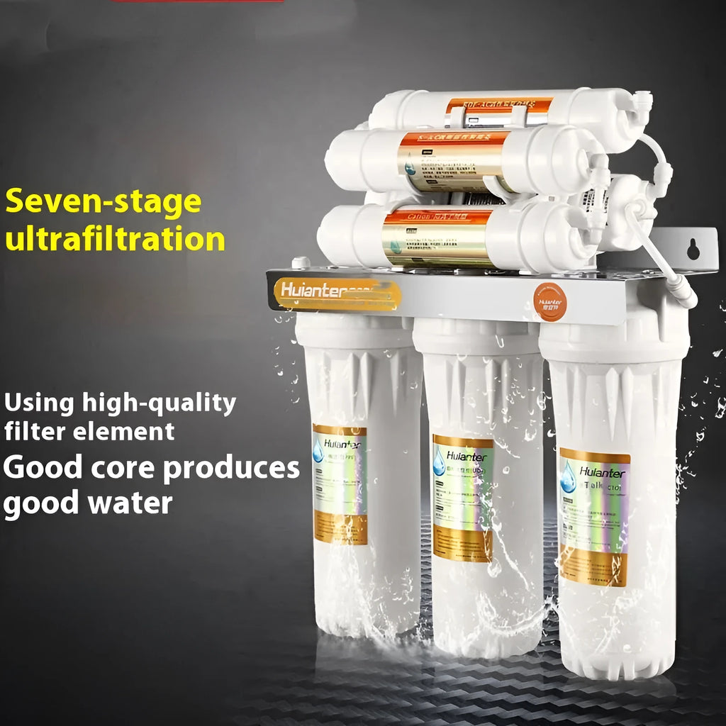 White plastic water purifier filter for direct drinking tap water use