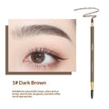 Natural Shaping Machete Smudge-proof Double-ended Eyebrow Pencil in four shades with spoolie brush