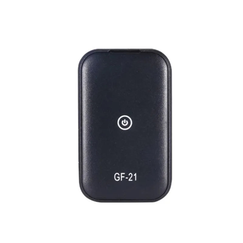 Black GPS child tracker with SOS and remote monitoring, size 2.6x1.3x4.3cm, plastic construction