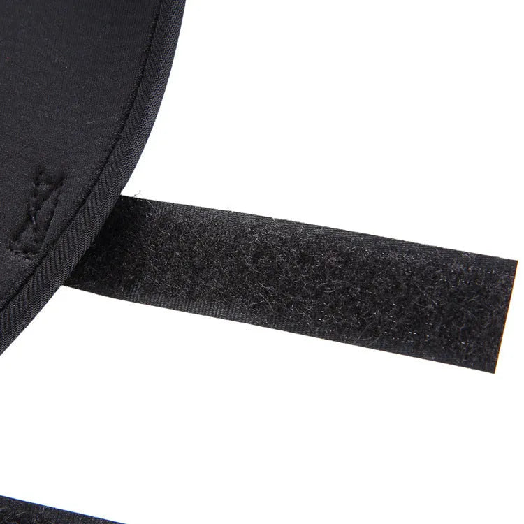 Pet leg rehabilitation foot support made of SBR, available in black, for left or right foot, size options XS to L