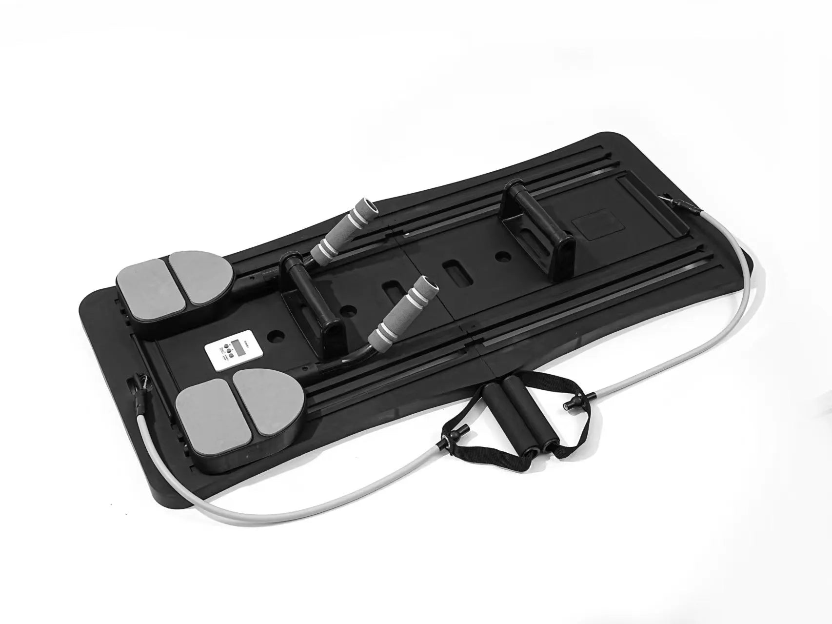 Foldable belly panel fitness board in purple colour for home core training exercises