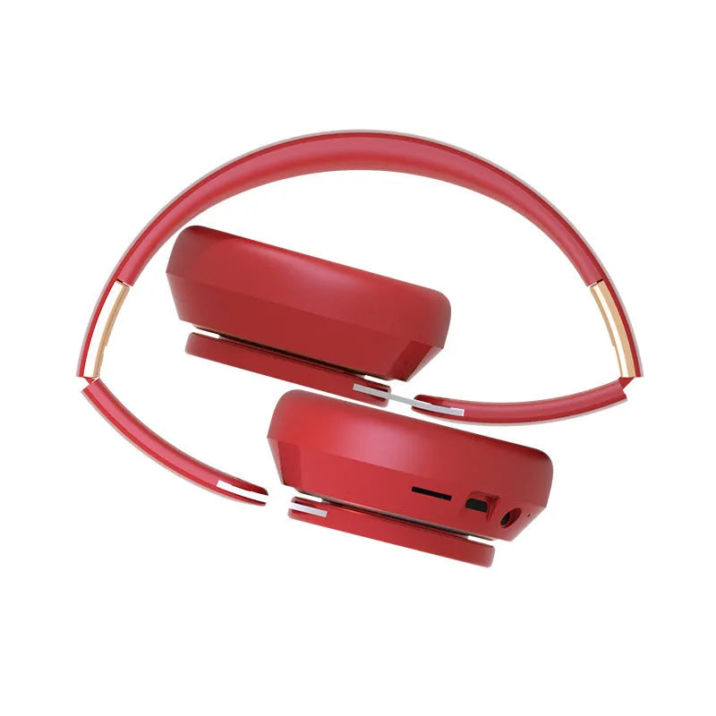 07S Bluetooth headset in Black, head-mounted with Bluetooth 5.0 and battery display, on a simple background